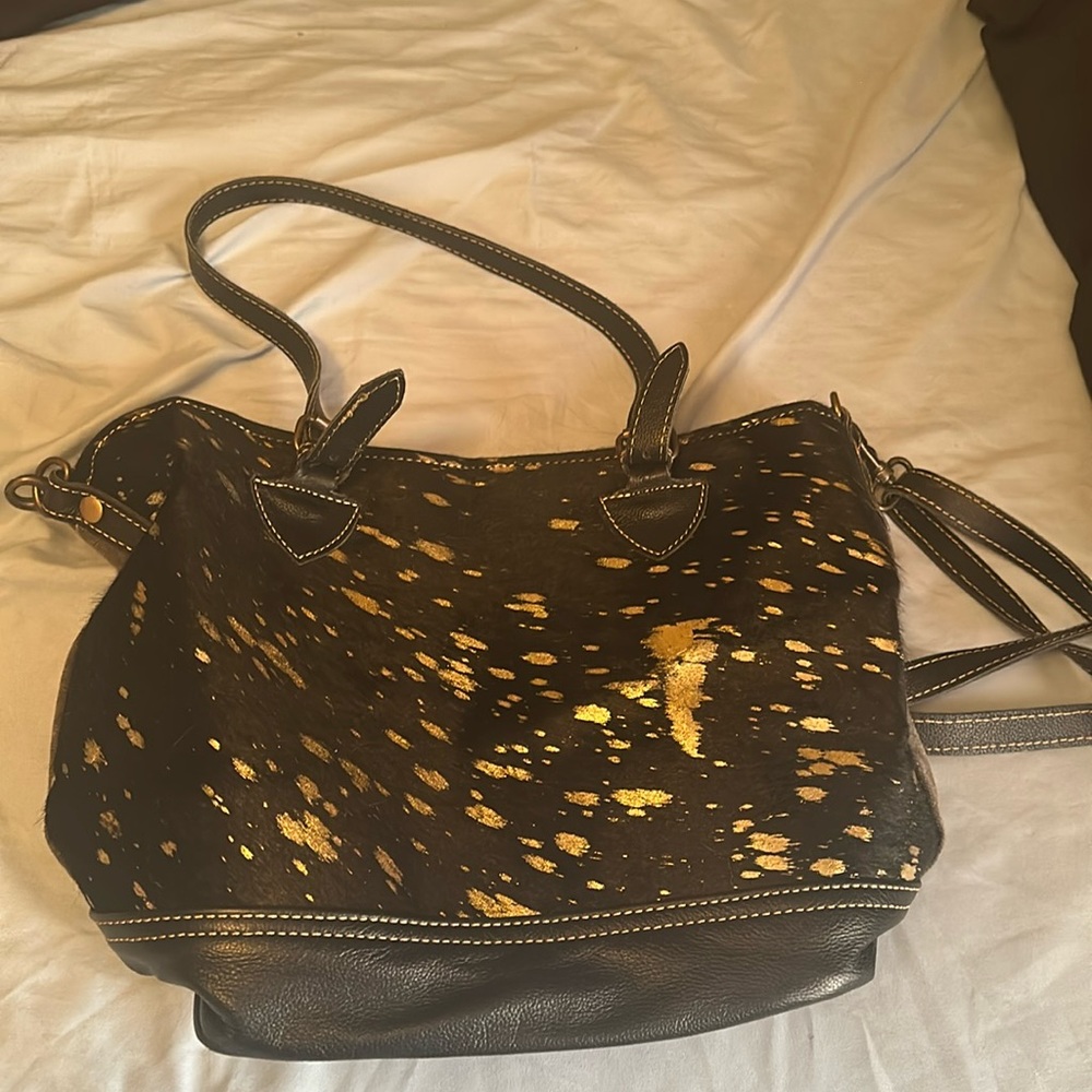 Myra Cow Hide Purse